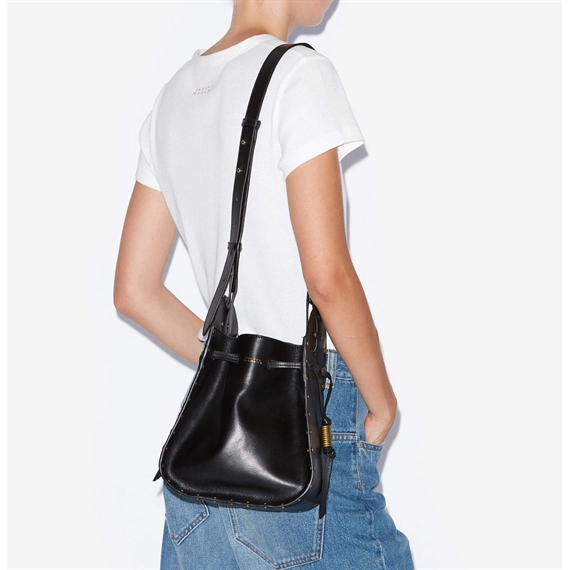 Isabel Marant Silao Bucket Bag, Sort